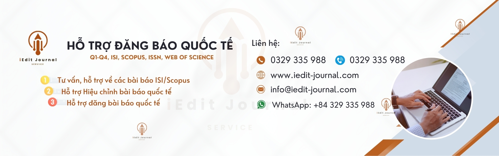 Hỗ trợ đăng báo quốc tế Q1-q4, isi, scopus, issn, web of science